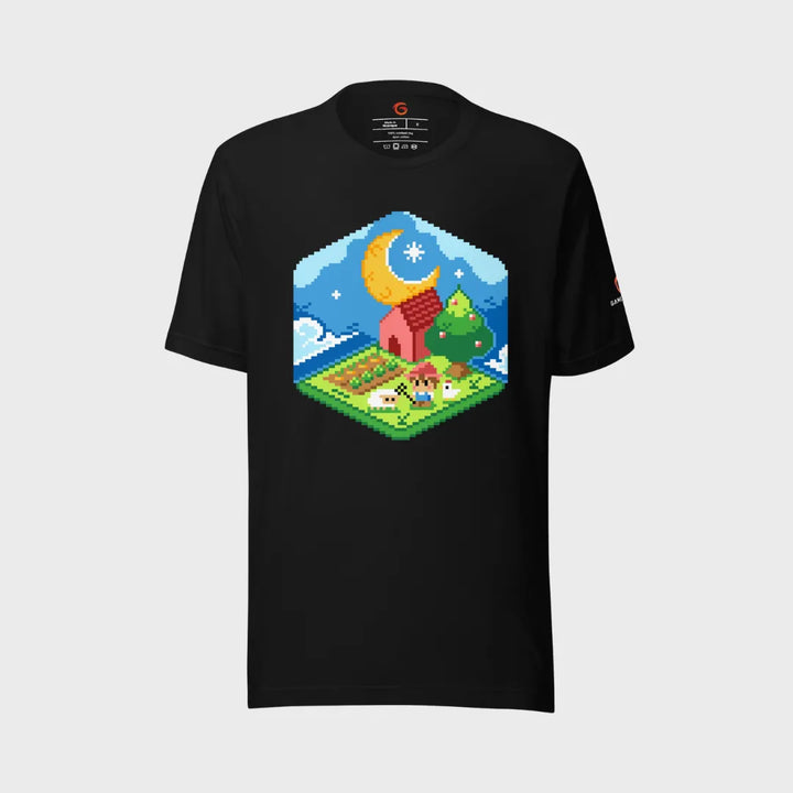 Pixelated Pastoral Unisex Tee - Gameparel