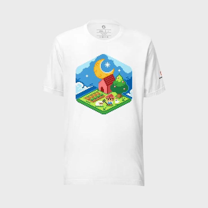 Pixelated Pastoral Unisex Tee - Gameparel