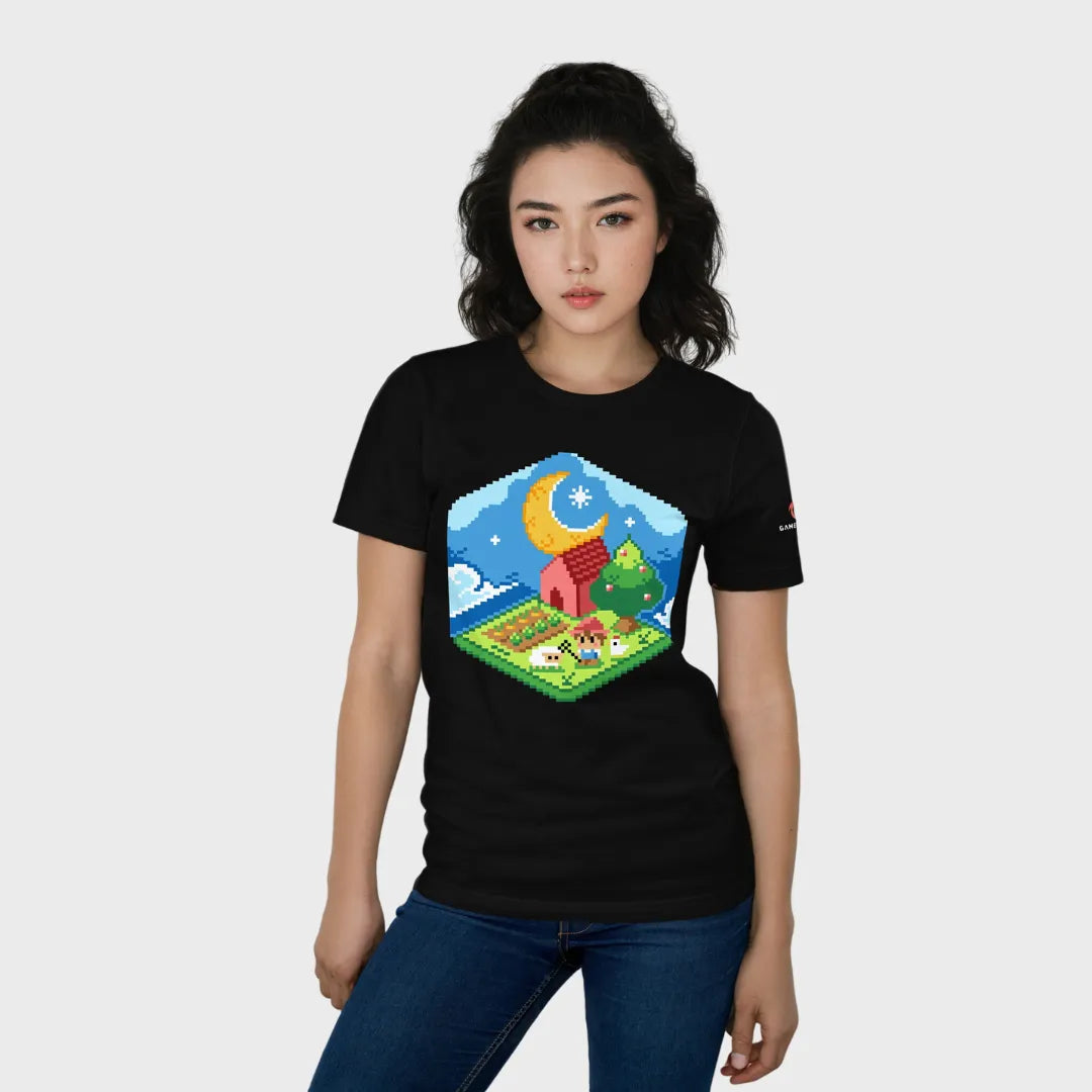 Pixelated Pastoral Unisex Tee - Gameparel