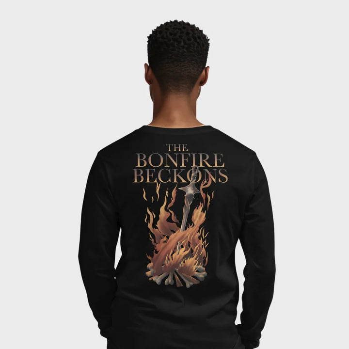 The Bonfire Beckons Unisex Long Sleeve Tee - Gameparel