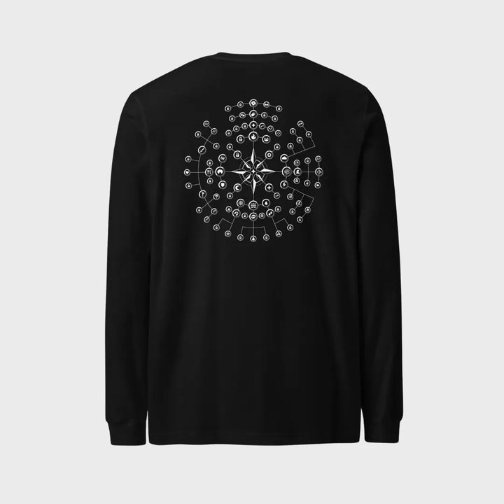 Branching Paths Unisex Long Sleeve Tee - Gameparel