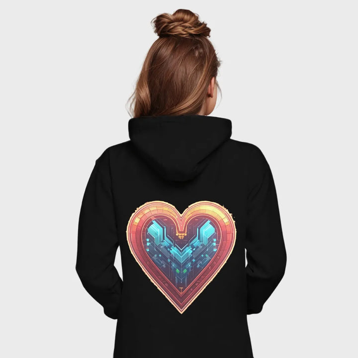 Pixel Heartbeat Unisex Hoodie - Gameparel