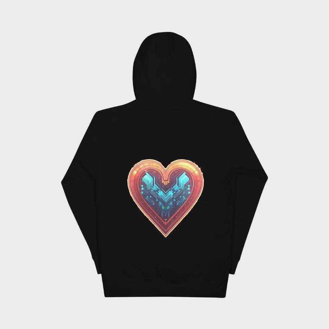 Pixel Heartbeat Unisex Hoodie - Gameparel