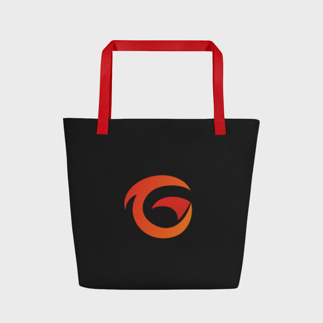 Gameparel Signature Large Tote Bag With Pocket - Gameparel