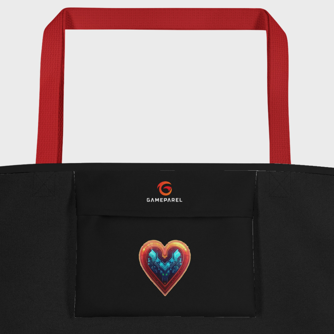 Gameparel Signature Large Tote Bag With Pocket - Gameparel