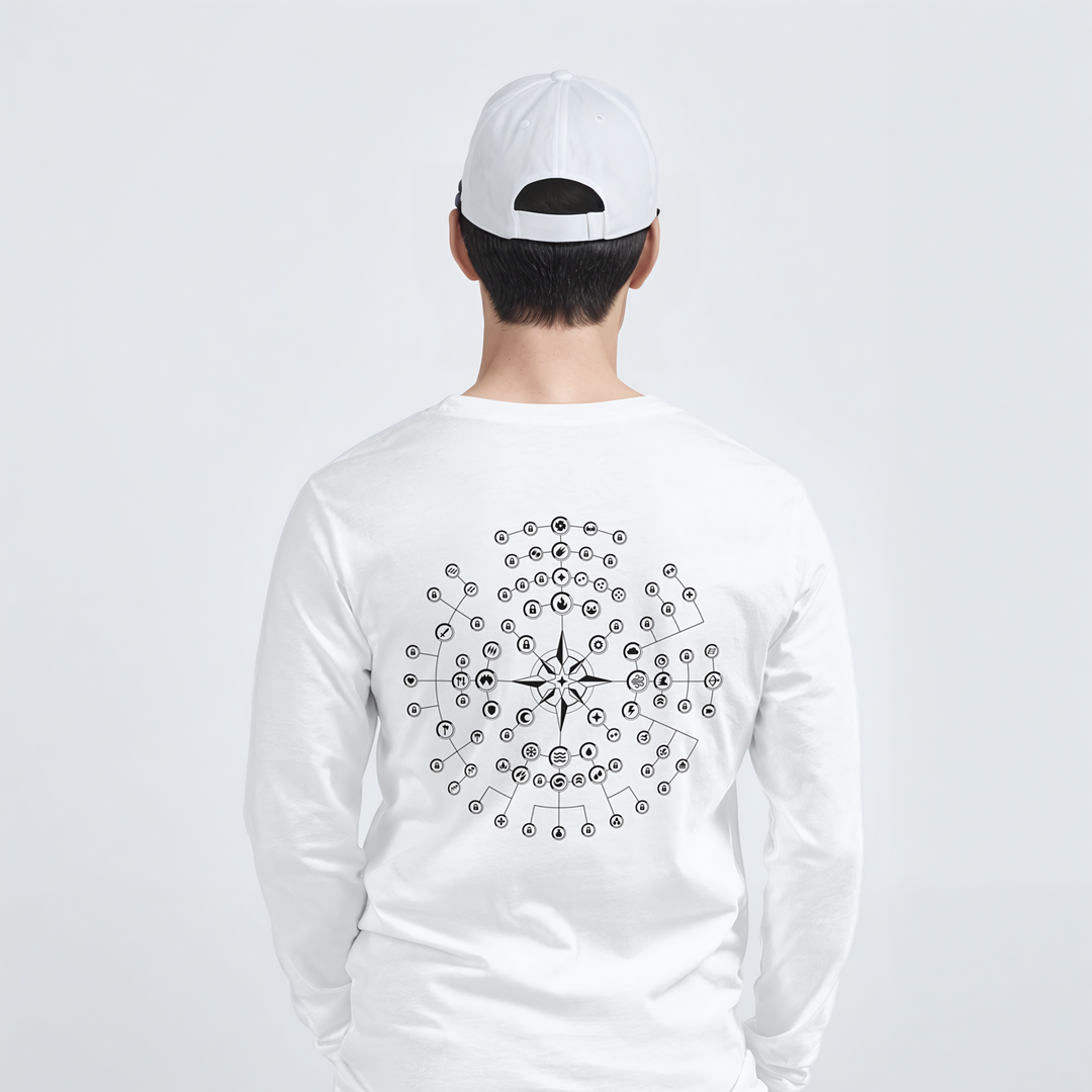 Branching Paths Unisex Long Sleeve Tee - Gameparel