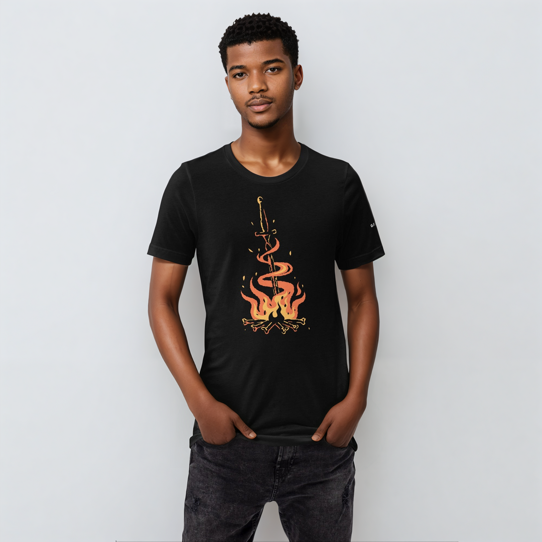 Bonfire Lit Unisex Tee - Gameparel